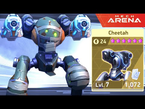 This Is the Ultimate Challenge! 😵 Can Cheetah Survive with the Power of Railgun? 💥 Mech Arena