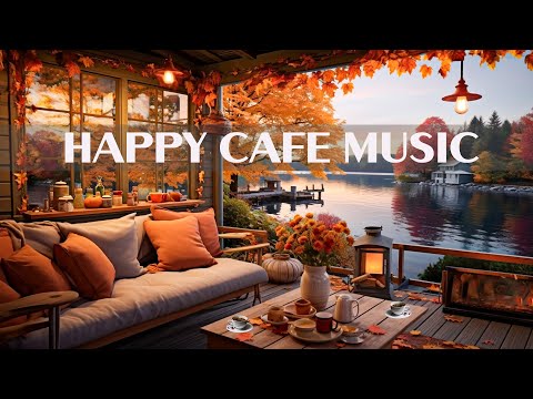 Outdoor Morning Cafe Ambience with Sweet Jazz Music - Relaxing Bossa Nova Jazz for Studying, Working