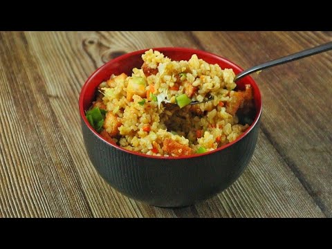 FISH TOFU FRIED RICE| QUICK AND EASY FRIED RICE RECIPE