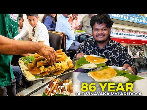 Highest Selling Food of Mysore | Only Rs.55/- Famous Vinayaka Mylari Dosa | Street Food India