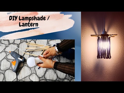 Lamp DIY 💡 | 5 minutes craft idea| Easiest DIY to decorate your home | metime bliss #crafty #lantern