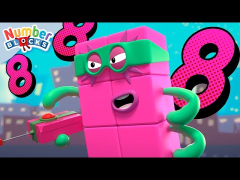 🦹‍♀️ Octonaughty Strikes Again! 🦸‍♂️ | Counting for Kids | 12345 | Numberblocks