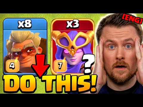 SUPER WITCH DRUID after the NERF are INSANE with this TRICK (Clash of Clans)