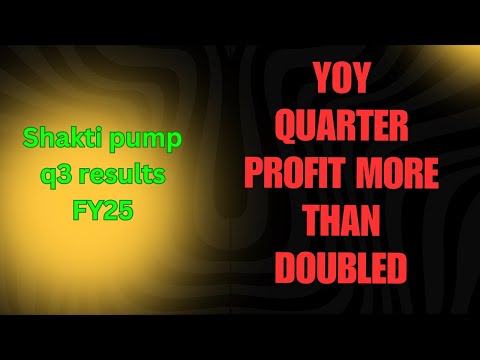 shakti pump q3 results 2025 | shakti pump share latest news #viralvideo #trending #financialresults