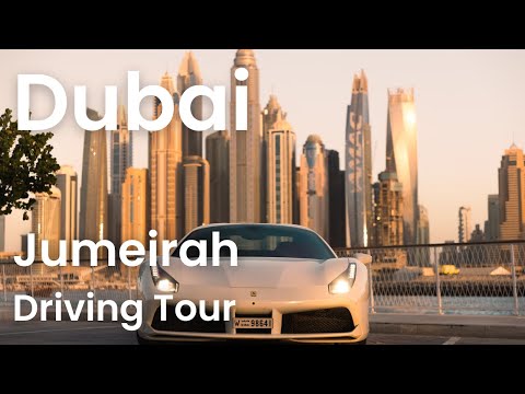 Dubai Driving [4K]  Scenic Jumeirah Road Trip With Amazing Views - Dubai 4K