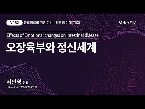 [베터플릭스][통합의료를 위한 한방수의학의 이해(기초)] 오장육부와 정신세계 (Effects of Emotional changes on intestinal disease)