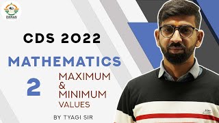 Maths for CDS 2022 | AFCAT | CAPF (AC) | Maximum & Minimum Values in Trigonometry | Lecture 3.2