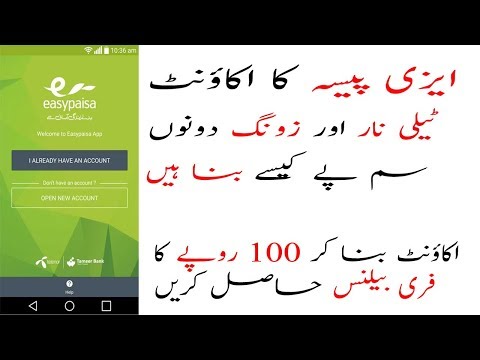 How To Make Easypaisa Account On Telenor || Get Rs 100 Free Balance || Create Easypaisa Account