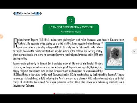 I CAN NOT REMEMBER MY MOTHER| CHAPTER-12 | TULIPSERIES | CLASS -9 | JKBOSE | @CURIOUSMINDSCM