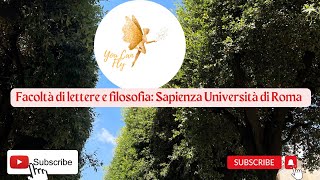 Faculty of Literature and Philosophy, #sapienza university of #rome