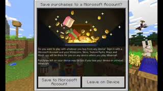 How to sign in to your microsoft account without blocklaucher in minecraftpe on android