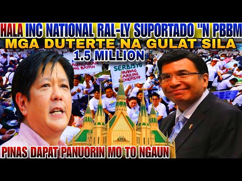 HALA INC NATIONAL RAL-LY SUPORTADO NG GOVERNMENT MGA PNP PINAKALAT NA 1.5M MEMBERS PARA LIGTAS