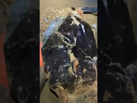 20ft deep finding this amazing amethyst crystal in South Carolina at private location!