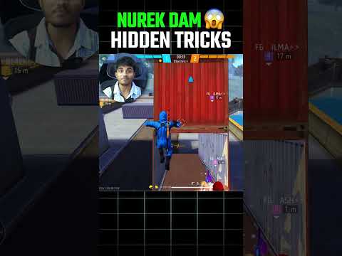 Free Fire Nurek Dam Hidden Tricks 🔥 99.99% Players को नहीं पता 🙅‍♂️ #shorts || FireEyes Gaming