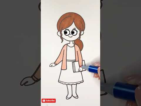 How to Draw a Teacher 👩‍🏫🎨🖌️✨