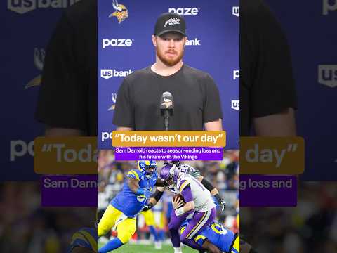 Sam Darnold reacts to playoff loss and future with Vikings