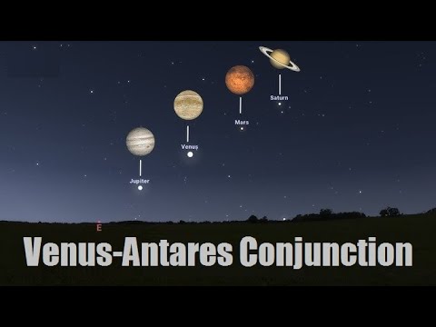 4 Planets Alignment October 2024 | Venus, Saturn, Jupiter & Mars Prade | Venus-Antares Conjunction