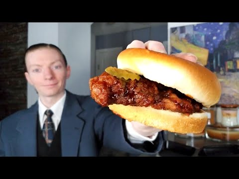 Wingstop's NEW Sweet BBQ Blaze Chicken Sandwich Review!