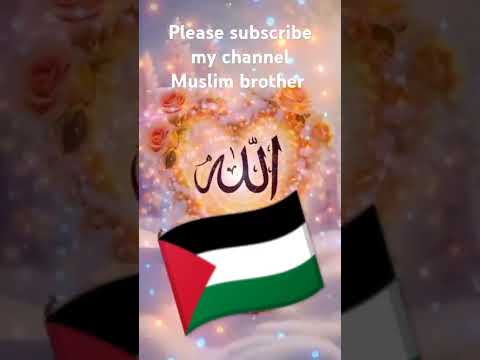 Support Palestine PEOPLE subscribe to my channel Muslim brother #fypシ゚viral #viralshorts