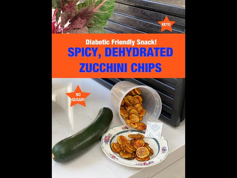 Diabetic Recipes Type 2: Spicy ZUCCHINI CHIPS! 😃 Won't Spike Blood Sugar! (#shorts) Shirley Bovshow