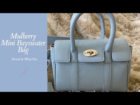 MULBERRY MINI BAYSWATER REVEAL! | What Fits in My Bag