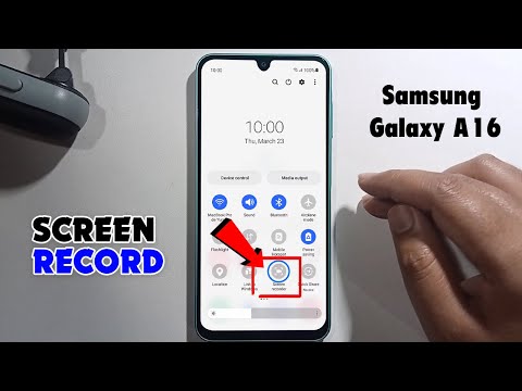 How To Screen Record On Samsung Galaxy A16