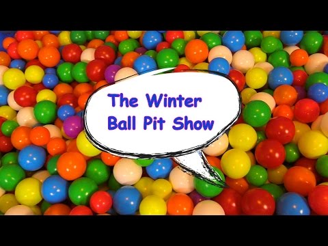 "The Winter Ball Pit Show" for learning colors -- children's educational video