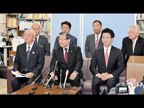 県知事選、市長会有志22人が異例の稲村氏支持表明　「誹謗中傷や誤解広がり懸念」緊急的な対応強調