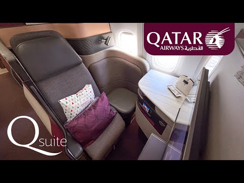 Qatar Airways 777-300ER Qsuite Business Class Doha to Washington | Aviation Geeks