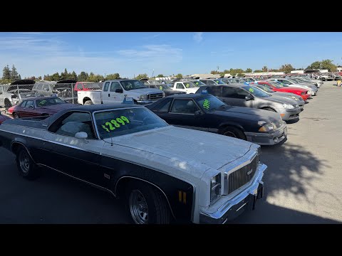 Project Cars for Sale at Picknpull Rancho Cordova California