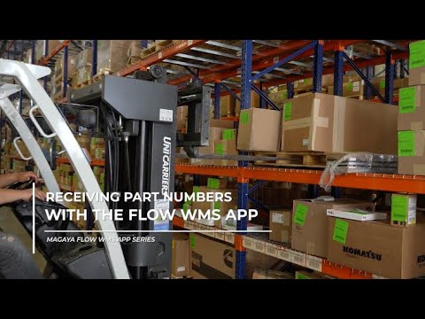 Flow WMS App: Receiving Part Numbers