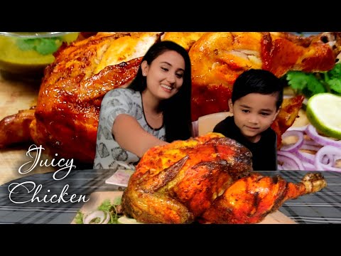 Rotisserie chicken in Tesora Air Fryer Oven | How to cook whole chicken |