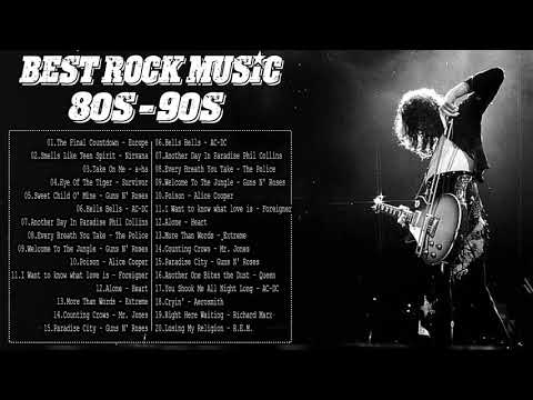 Guns N' Roses, Scorpions, Led Zeppelin, Bon Jovi, U2, Aerosmith - Best Rock Ballads 80s, 90s