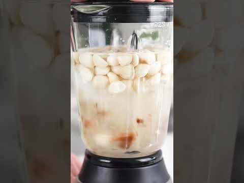 Let's make: Macadamia milk #shorts  #recipe