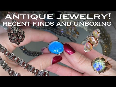 Antique Jewelry Haul! Vintage, antique, sterling and more...