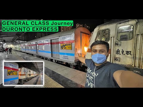 MUMBAI to DELHI : General Class Journey in Premium DURONTO Express | FEB 2022