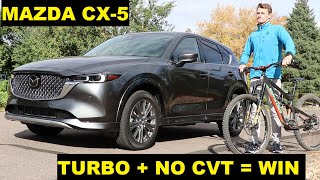 Can the CX-5 Really Compete with RAV4s and CRVs?? - 2025 Mazda CX-5 Turbo Signature Review