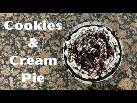 Homemade Cookies & Cream Pie | How to Make Oreo Pie | Easy Recipe