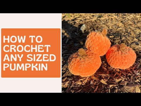 How to Crochet a Pumpkin for Beginners | Halloween Crochet Tutorial