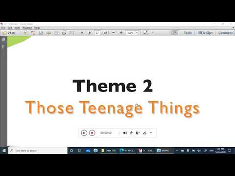 Grade11 Theme 2 Unit 2 Teens and Adults