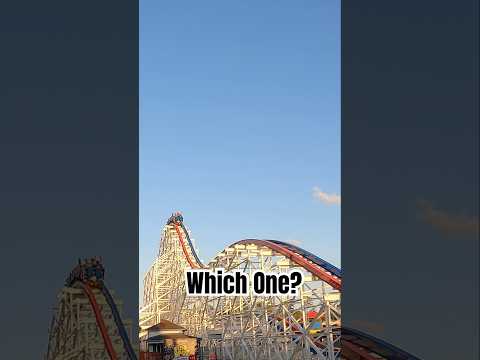 Wildcats Revenge Vs. AFO #rollercoaster #travel #themeparkride #themepark #rmc #whichoneisbetter