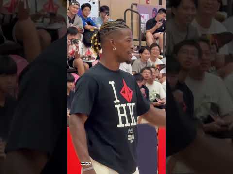 Jimmy Butler schools young hooper in Hong Kong tour (2024)