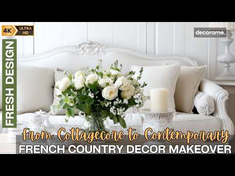 From Cottagecore to Contemporary: French Country Decor Makeover