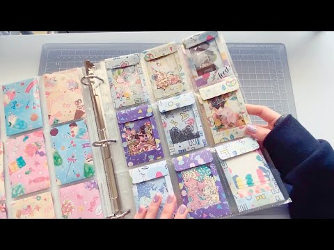 How to Make Storage File for Sticker Flakes and Die Cut Stickers (No Talking)