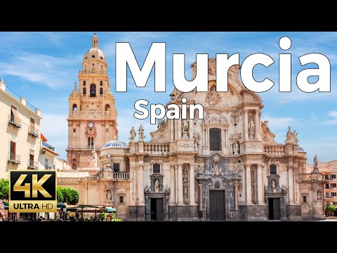 Murcia, Spain Walking Tour (4k Ultra HD 60fps) – With Captions