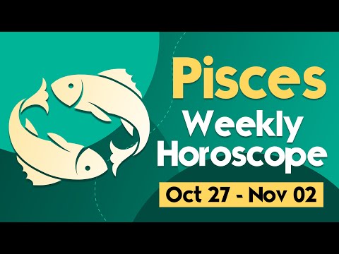 Pisces Weekly Horoscope: October 27 to November 02, 2024