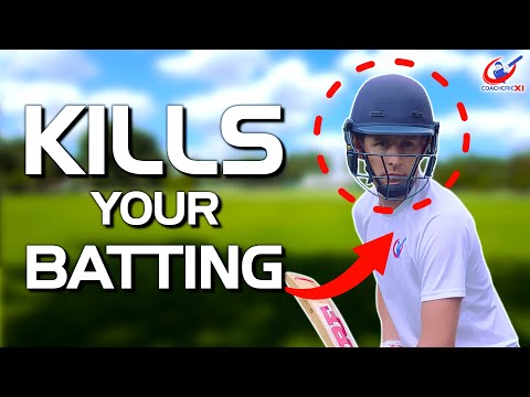 This can COMPLETELY DESTROY your BATTING! - Fixing Incorrect head positions when batting