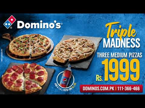 Dominos | Triple Madness | Rs.1999