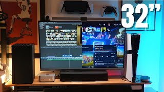 The BEST Budget 4k Minimalist Monitor for PS5 Pro & Mac mini - KTC A32Q8