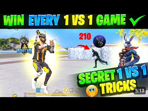 1v1 God Level Custom Tips and Tricks🤯1 vs 1 Free Fire | One Tap Headshot #raistar#1vs1#nonstopgaming